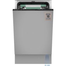 Встраиваемая посудомоечная машина Weissgauff BDW 4536 D Inverter Autoopen Timer Floor узкая, серый